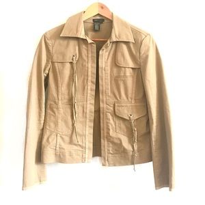 BCBG Max Azria | Tan Cargo Jacket